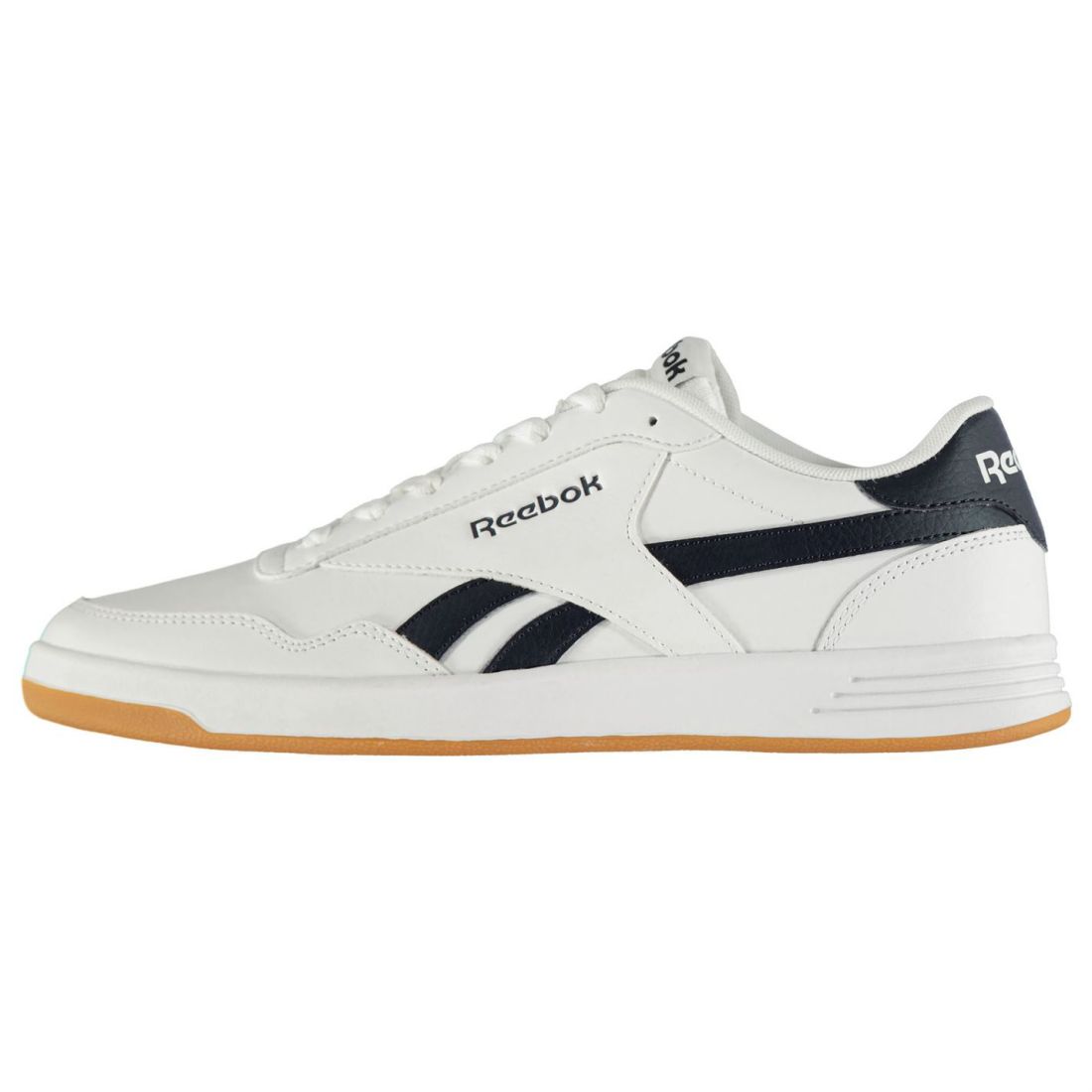 Reebok Technique Leather Sneakers Mens Gents Low Laces Fastened ...