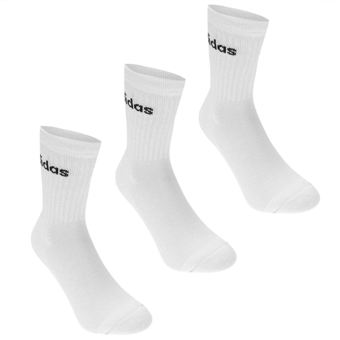adidas Mens Crew Three Pack Socks | eBay