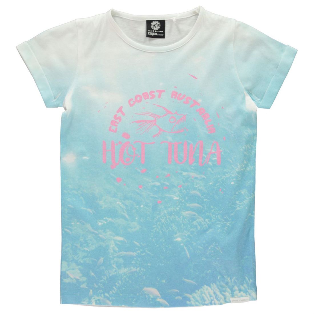Hot Tuna Kids Girls Sublimation T Shirt Junior Crew Neck Tee Top Short ...