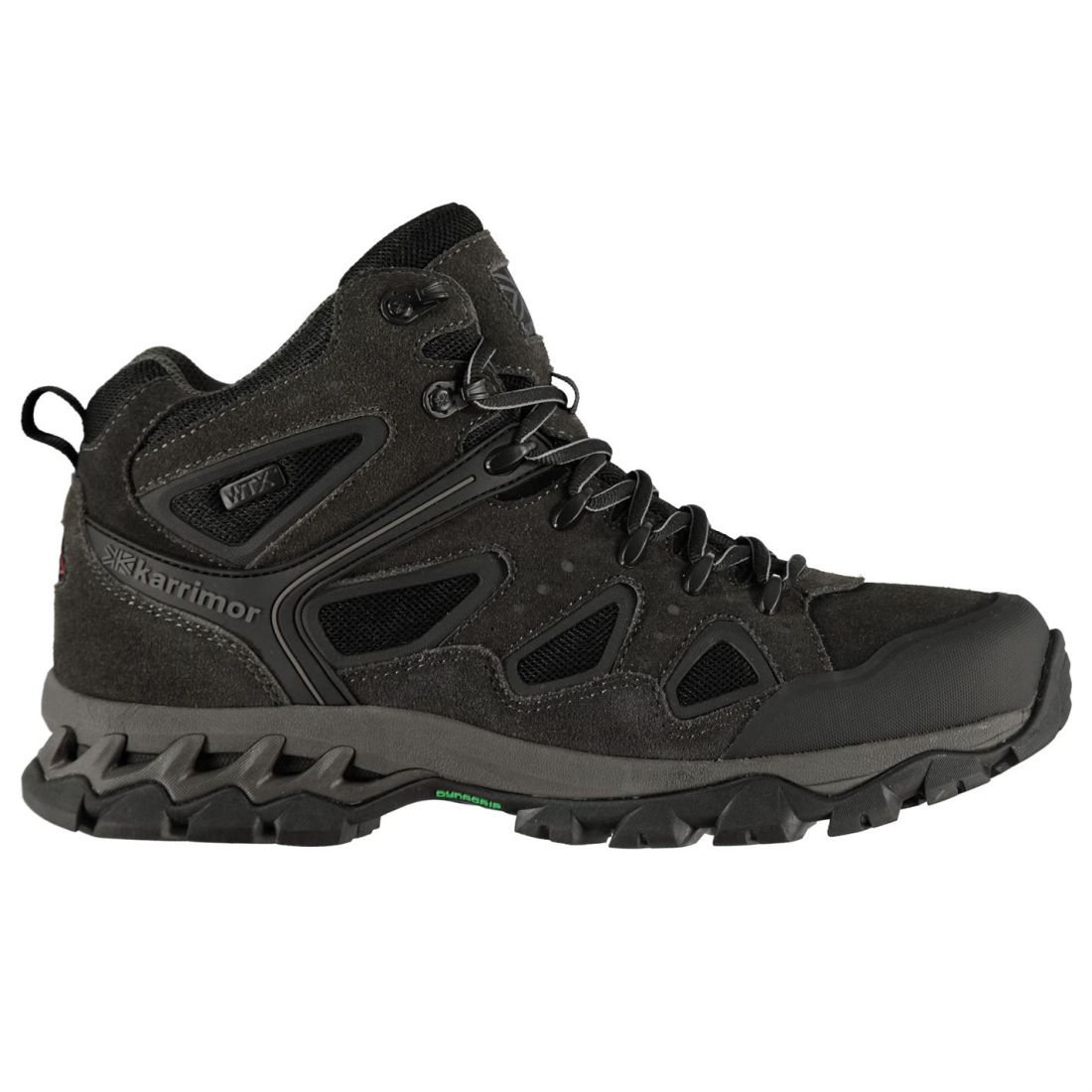 Karrimor Ridge Mid Walking Boots Mens Gents Ventilated Water Repellent ...