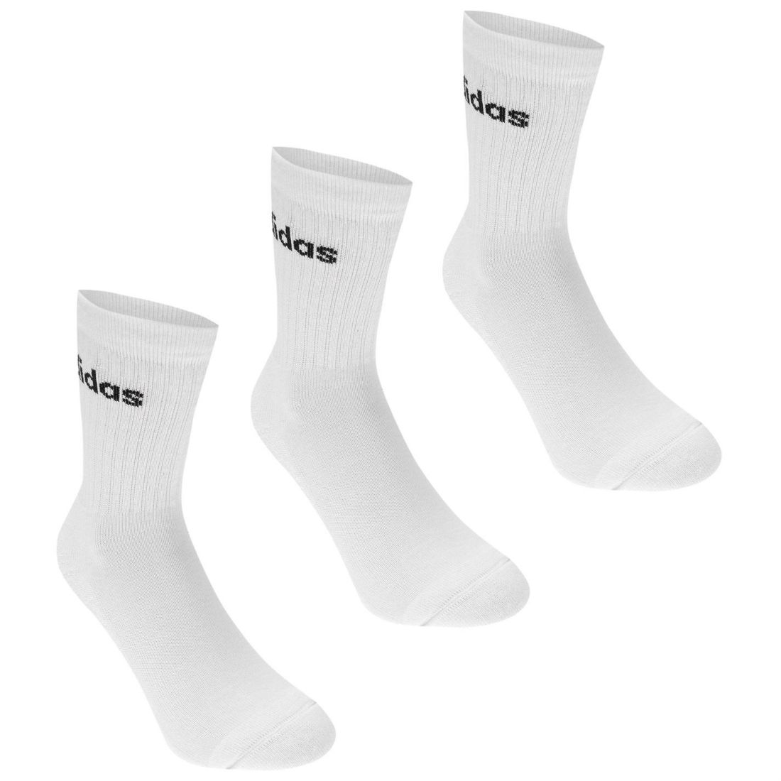 adidas Womens Crew Three Pack Socks | eBay