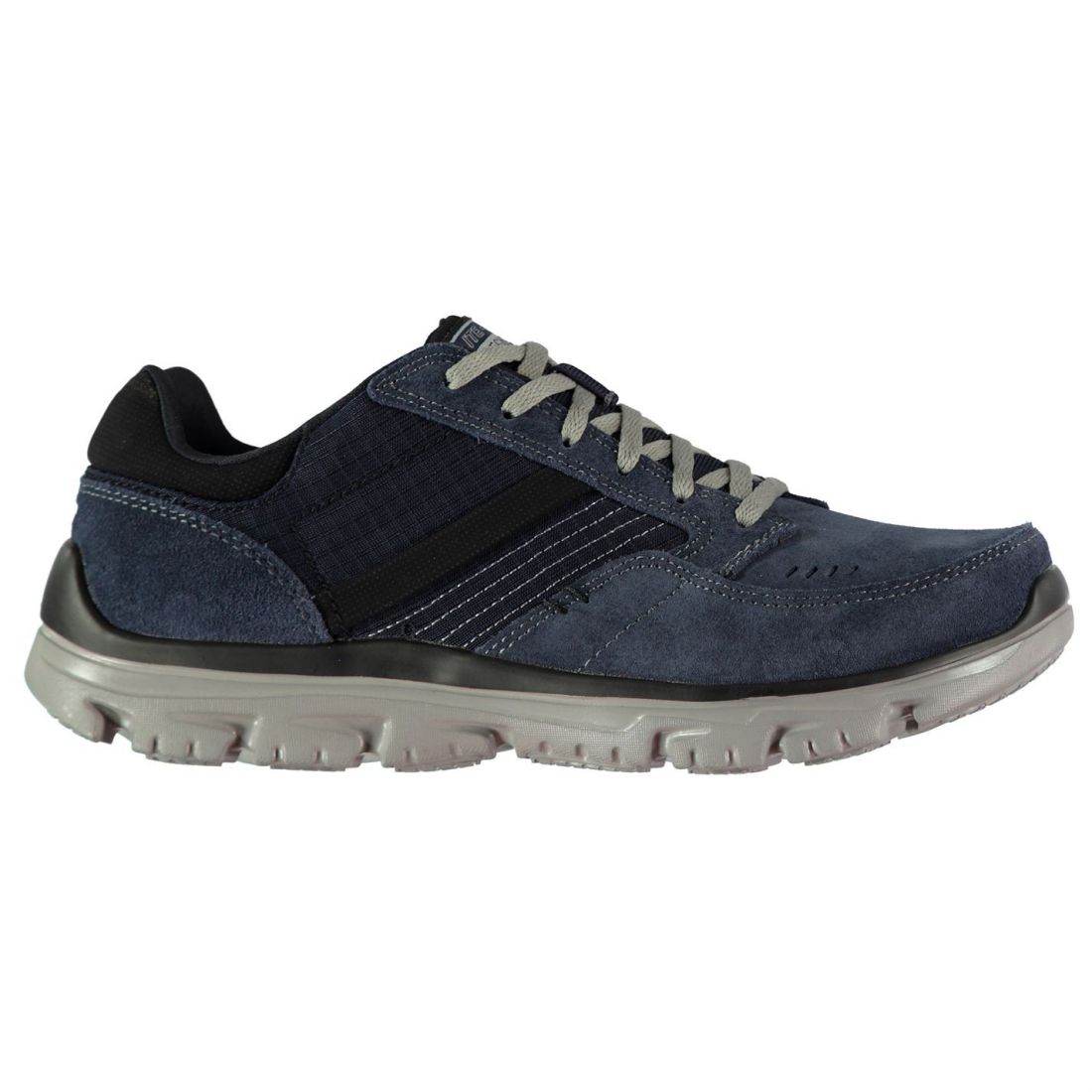 Skechers L Fit Sneakers Mens Gents Everyday Shoes Laces Fastened Padded ...