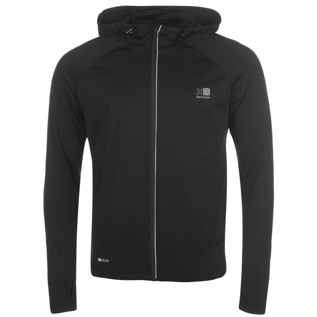 Karrimor Xlite MX Shield Jacket Mens Gents Performance Coat Top Hooded Zip | eBay