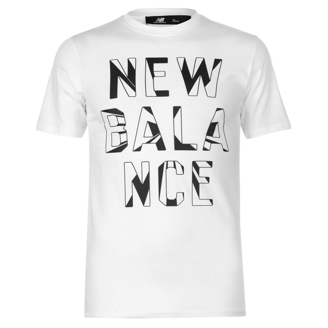 new balance t shirt mens white