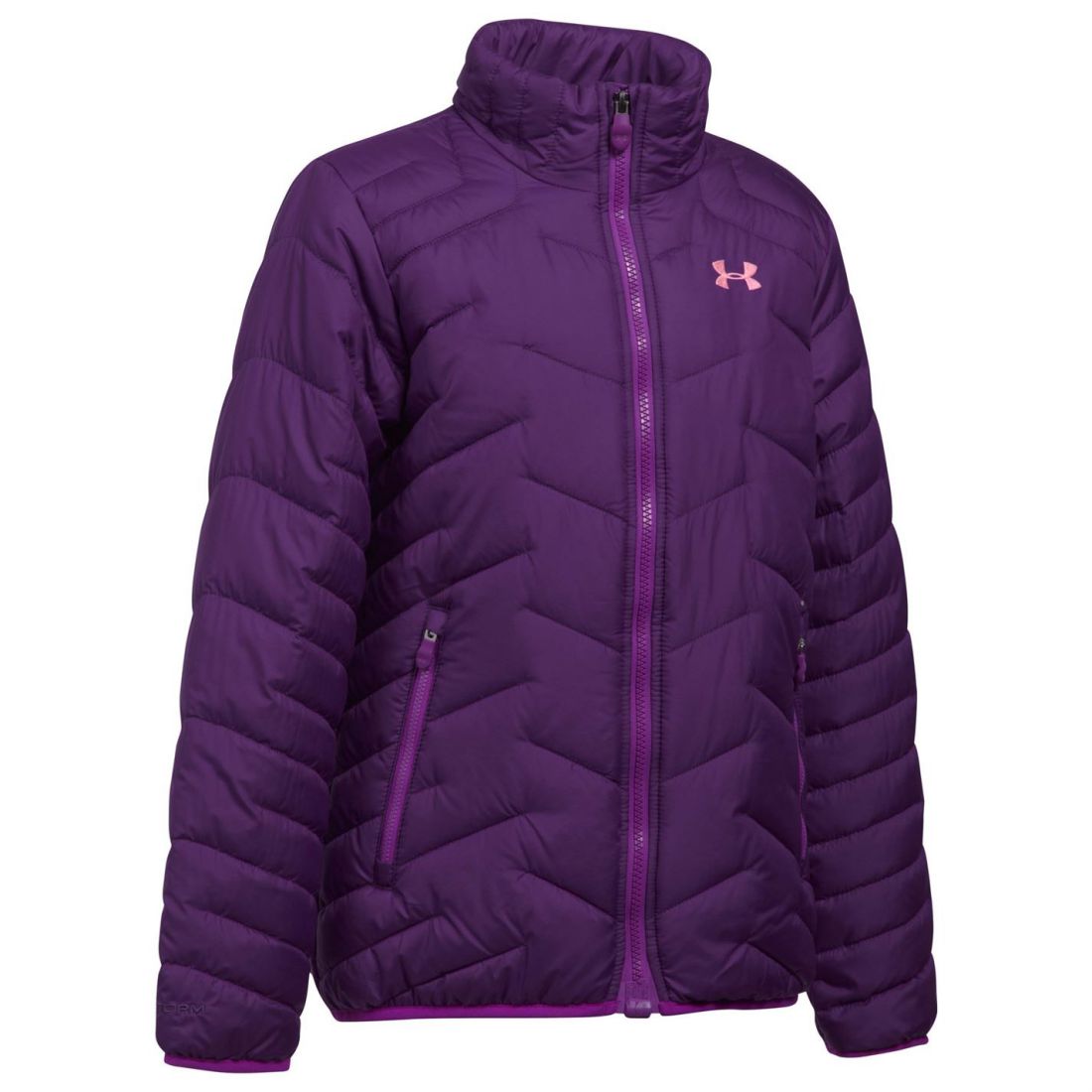 under armour jackets purple kids