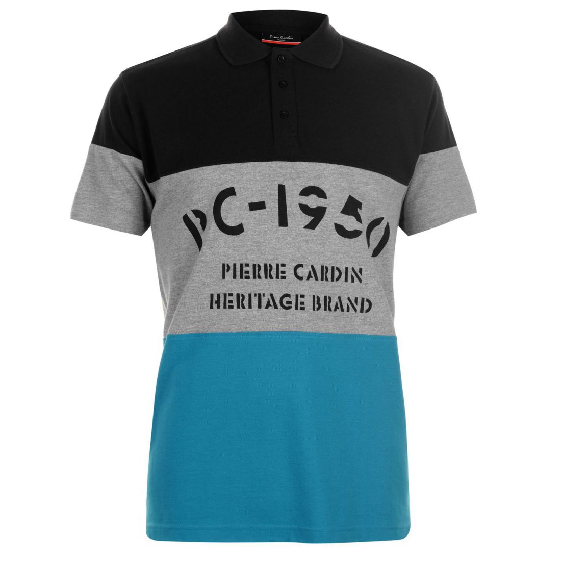 Pierre Cardin Mens Panel Polo Shirt Classic Fit Tee Top Short Sleeve ...