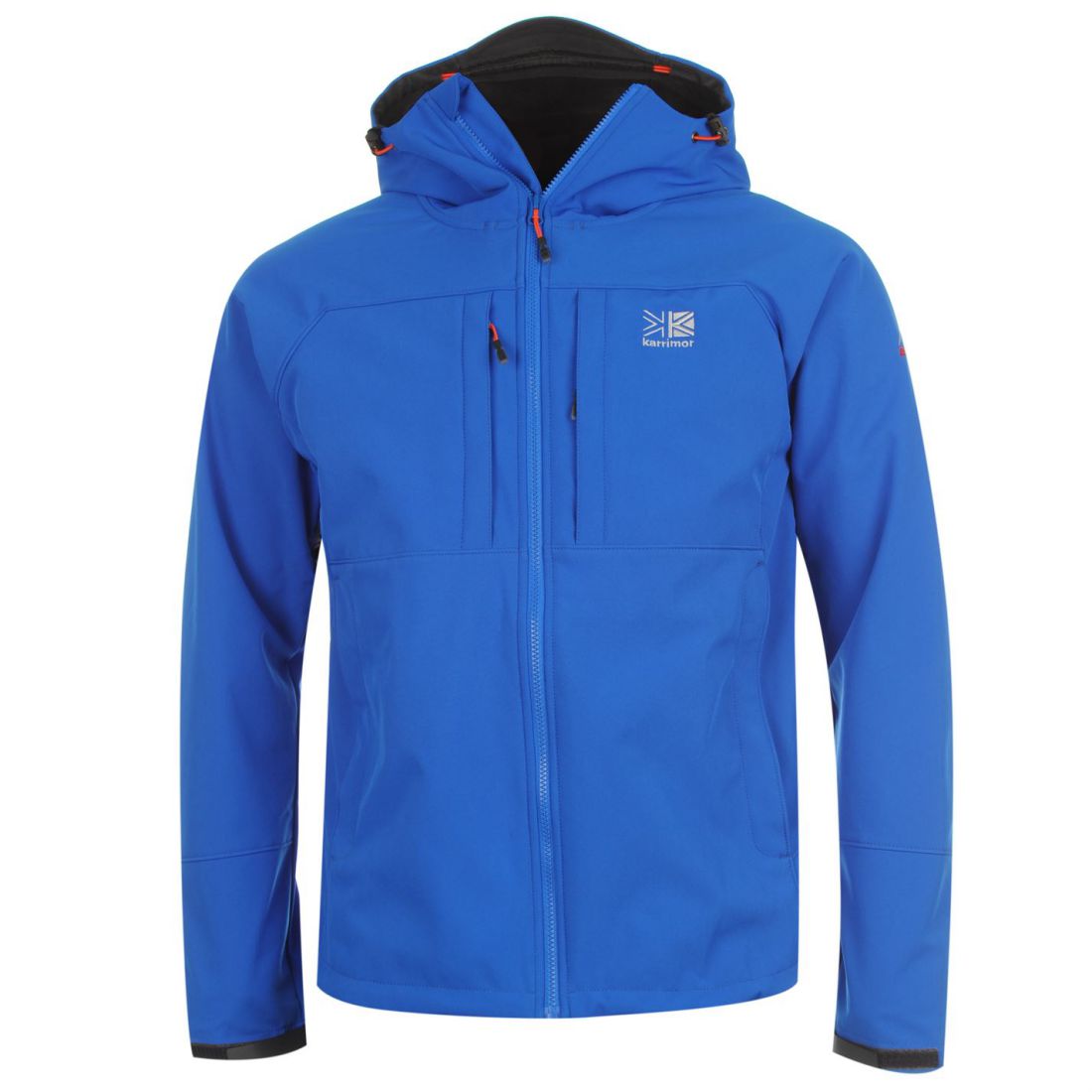 Karrimor Alpiniste Soft Shell Jacket Ventilation Pockets Hood Lined ...