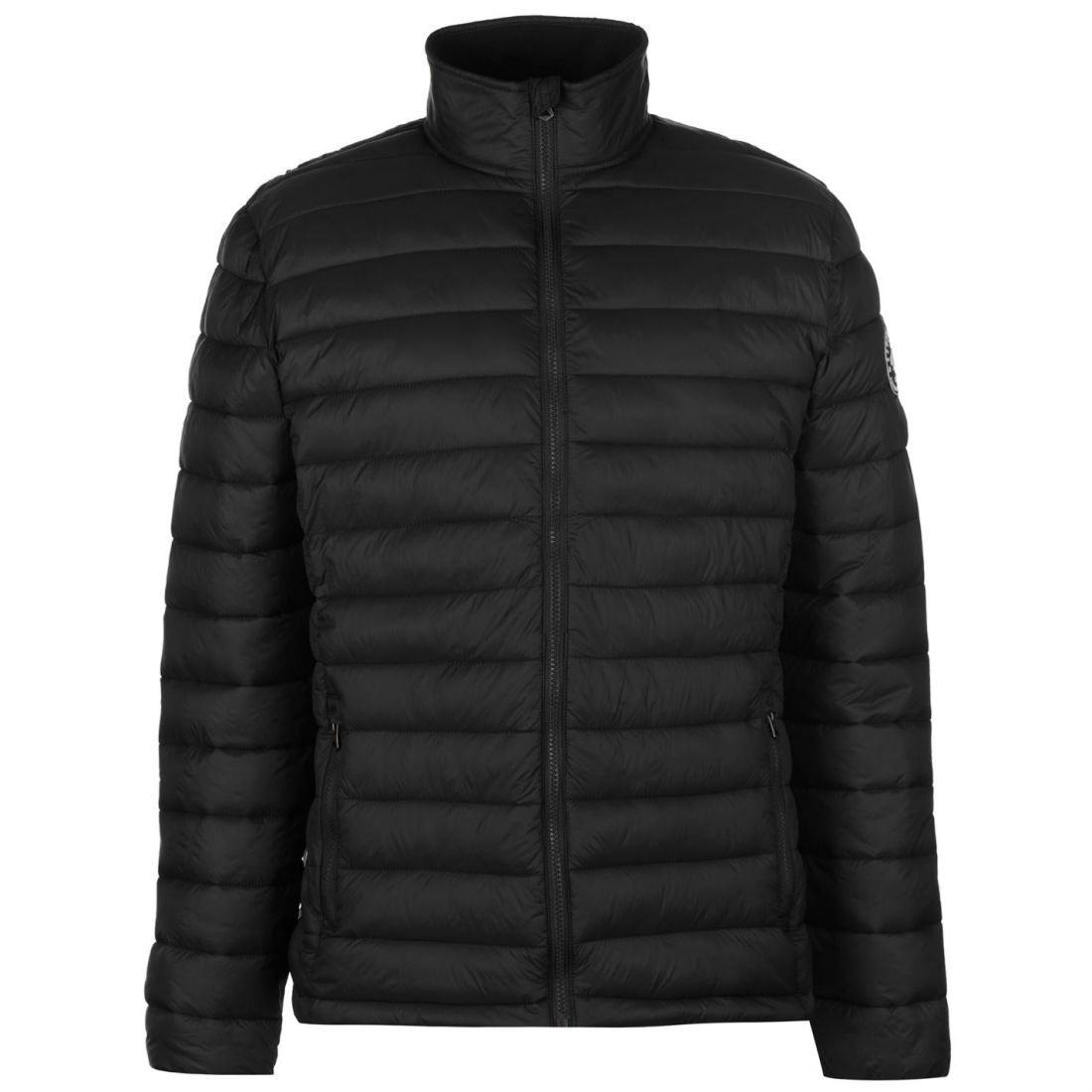 SoulCal Micro Bubble Jacket Mens Gents Padded Coat Top Full Length ...