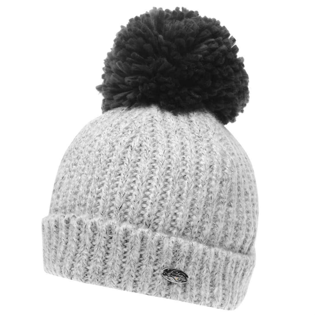 womens knitted bobble hat