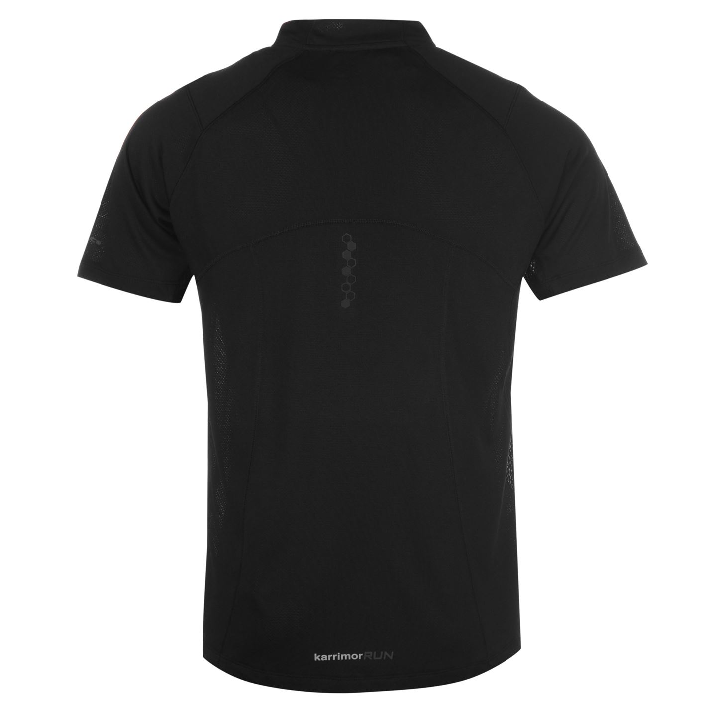 Karrimor Men Gents X Running Zip T Shirt Tee Top High Neck Short Sleeve 