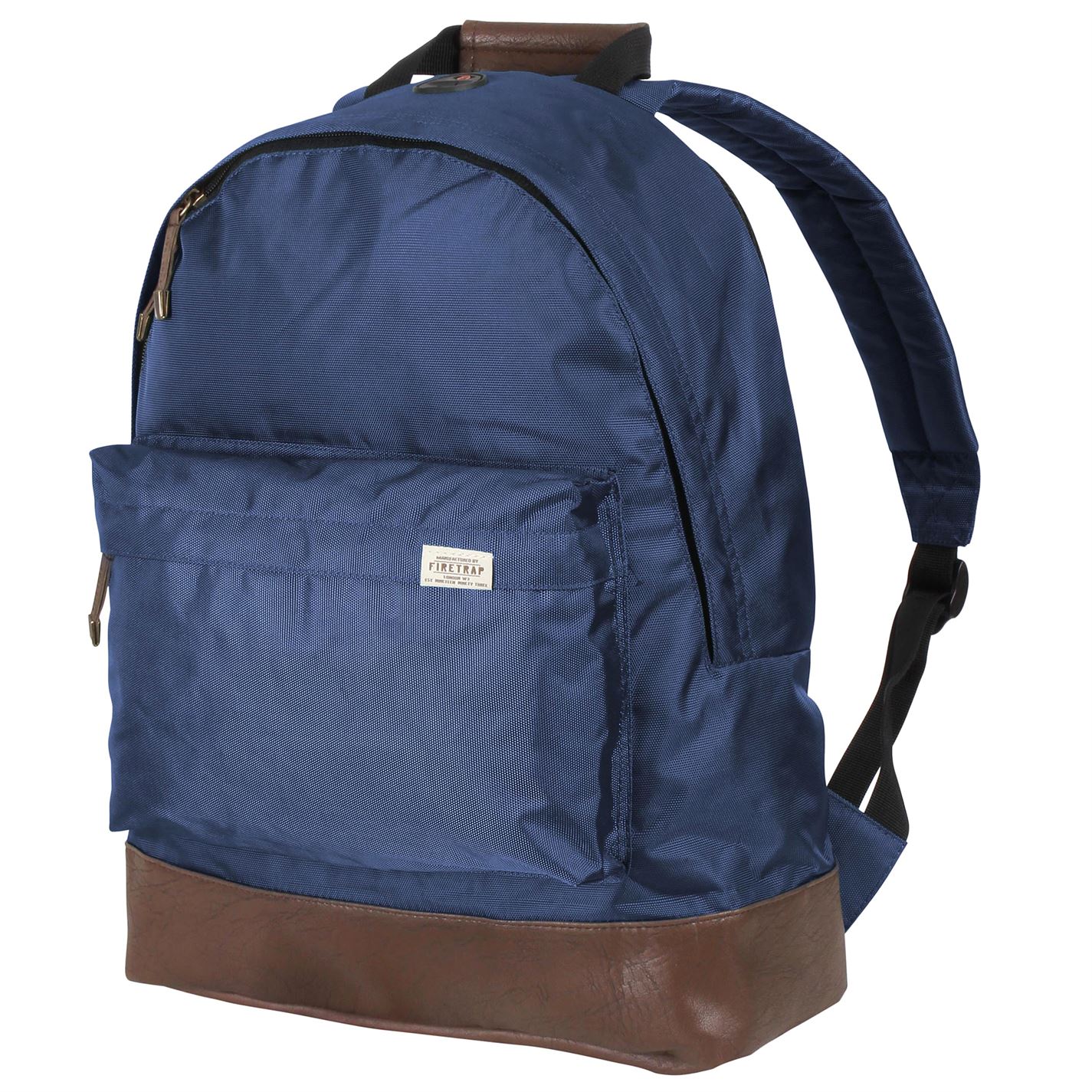 Firetrap Classic Backpack Bag Large Zipped Compartment Pockets Everyday ...