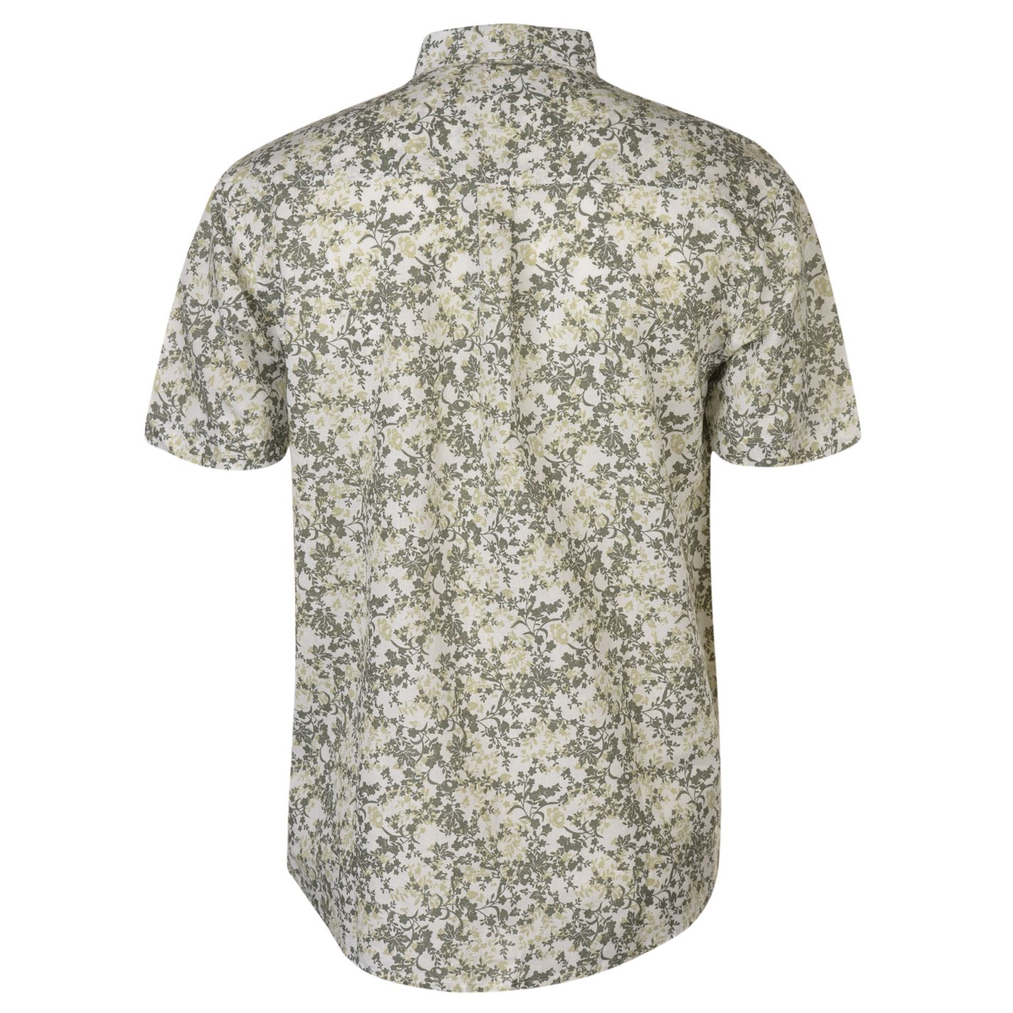 Quiksilver Mens Short Sleeve Linen Print Shirt