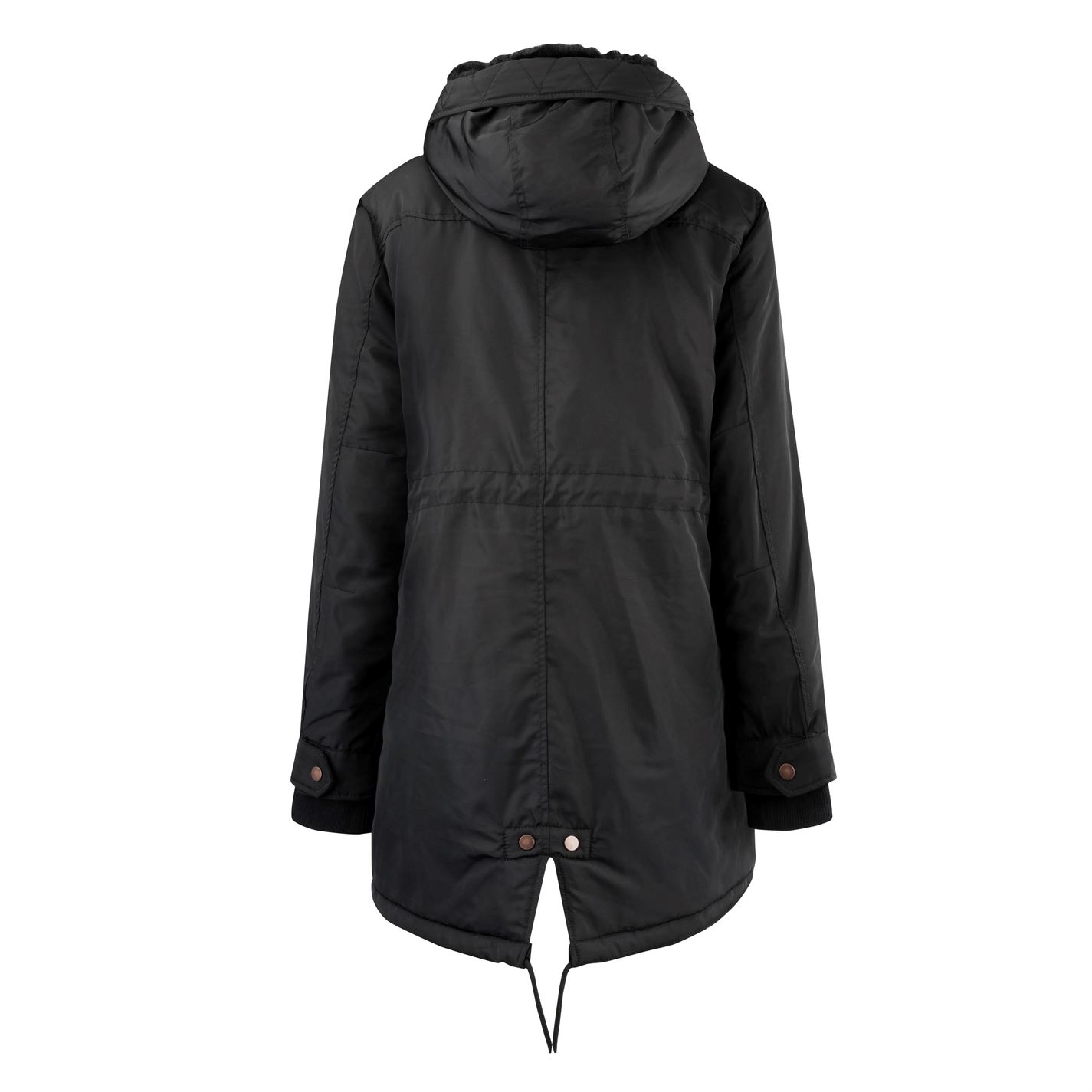 SoulCal Classic Parka Coat Ladies Jacket Top Hooded Zip Zipped Warm ...