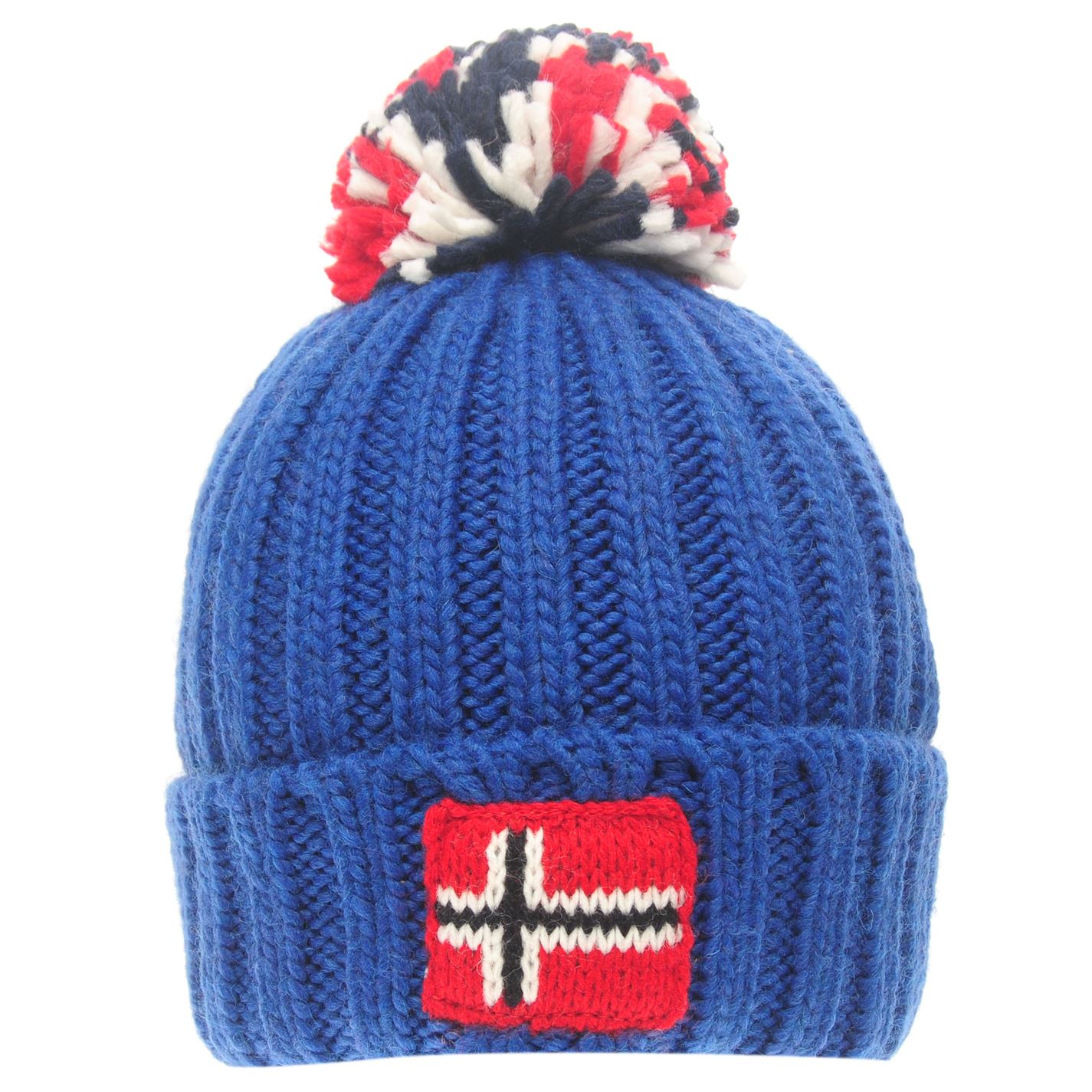 unisex-napapijri-semiury-bobble-beanie-hat-new-ebay