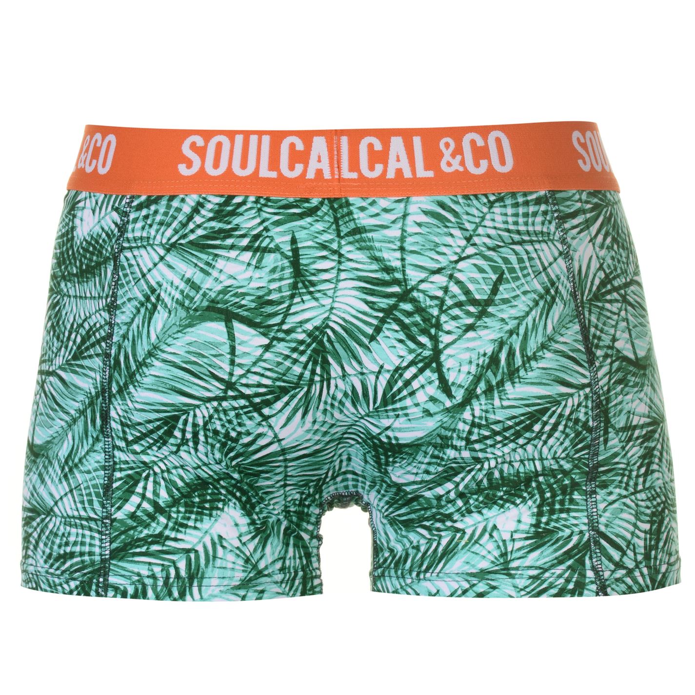 SoulCal Mens Trunks Boxers Pack of 2 Underwear Pattern Stretch ...