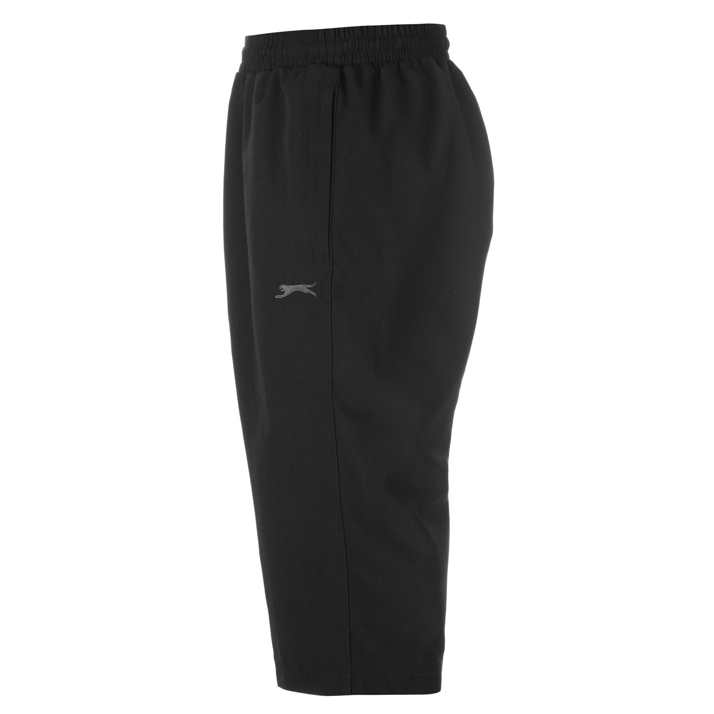 black tracksuit bottoms with zip pockets