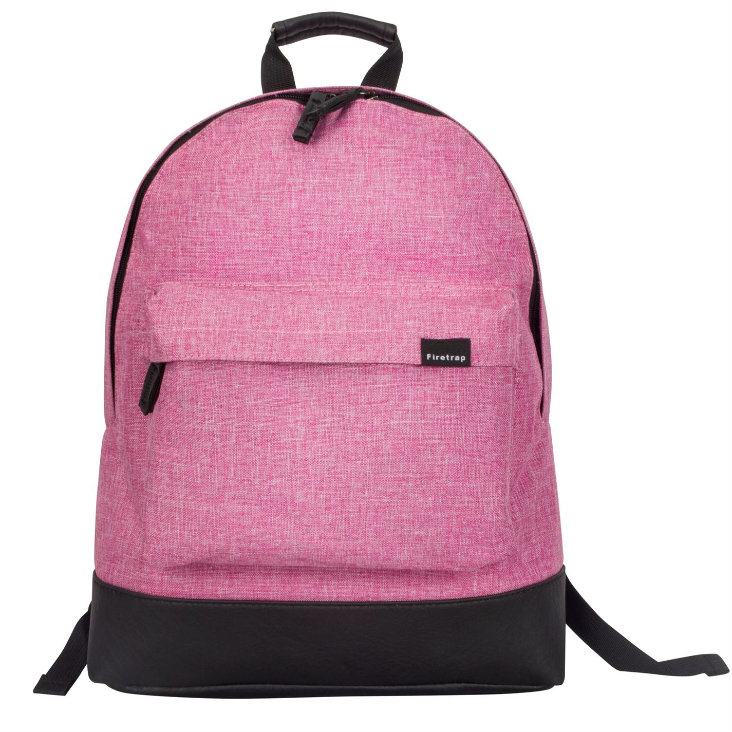 Firetrap Classic Backpack Bag Large Zipped Compartment Pockets Everyday ...