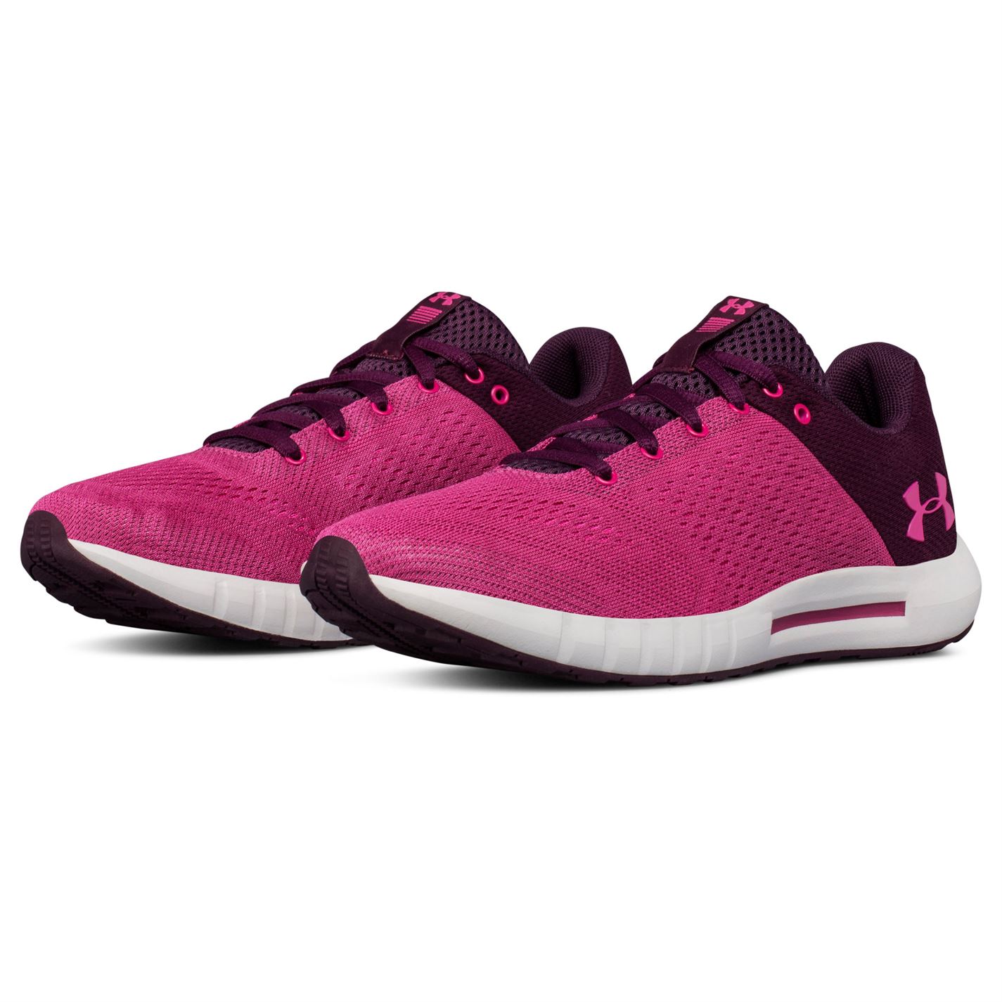 Under Armour Womens Pursuit Trainers Runners Lace Up Breathable Padded ...