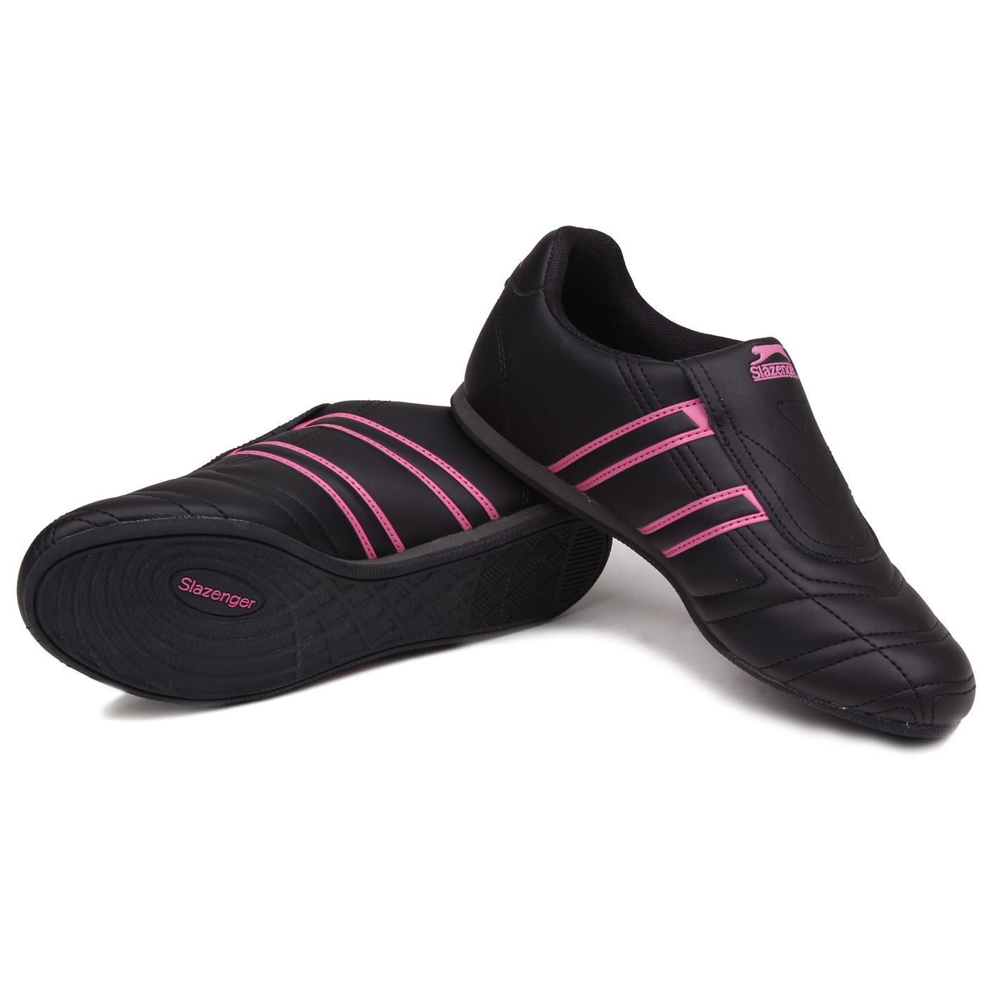 Slazenger Womens Ladies Warrior Trainers Slip On Sports Shoes Footwear ...