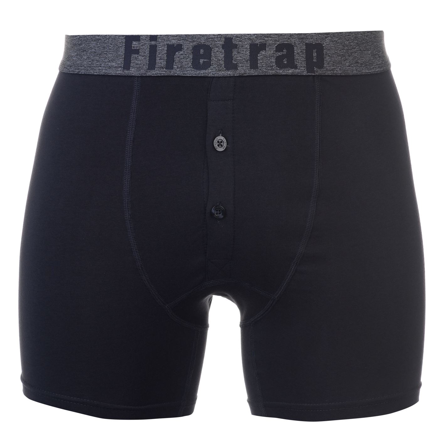 Firetrap Mens 2 Pack Boxers Boxer Underwear Stripe Elasticated Waist | eBay