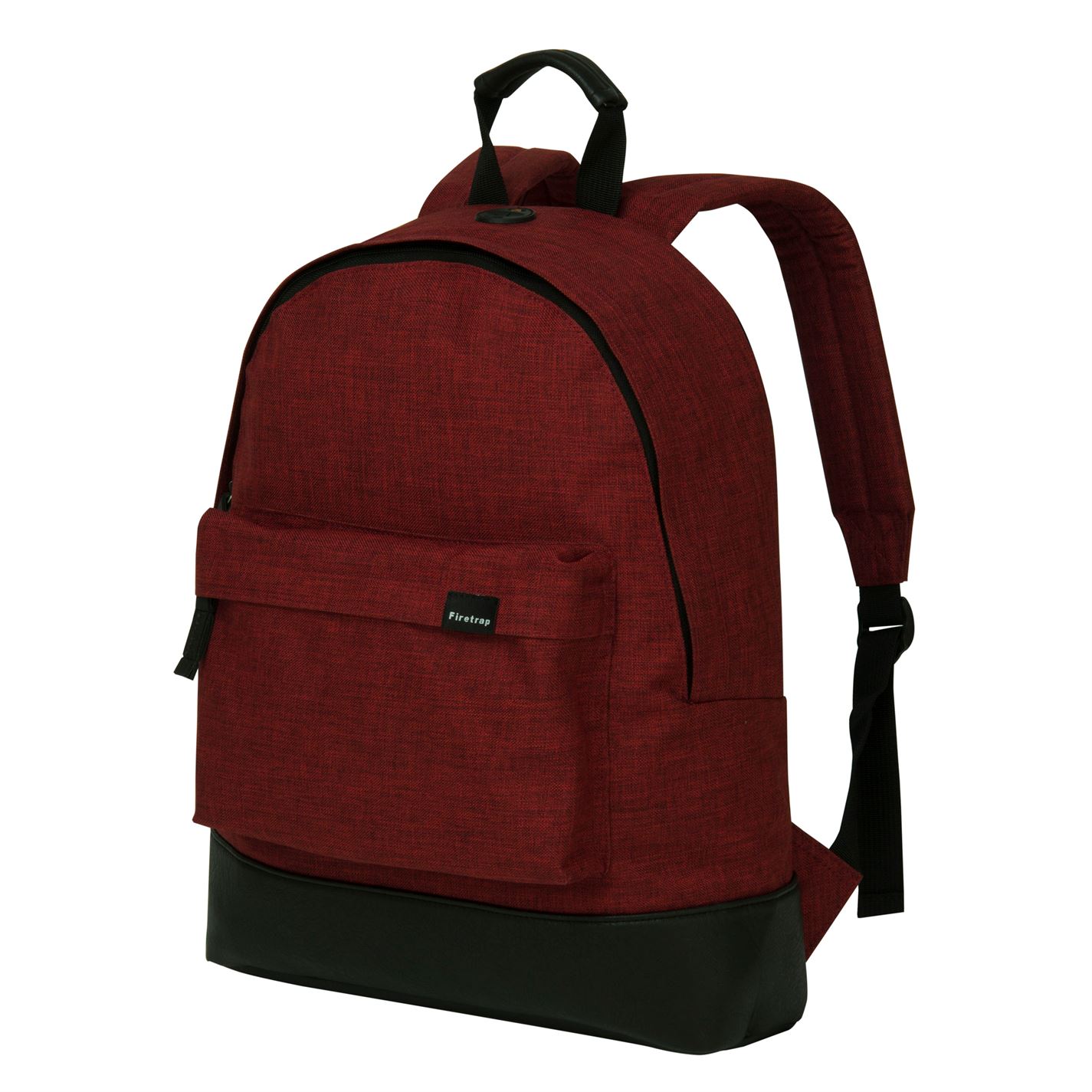 Firetrap Classic Backpack Bag Large Zipped Compartment Pockets Everyday ...