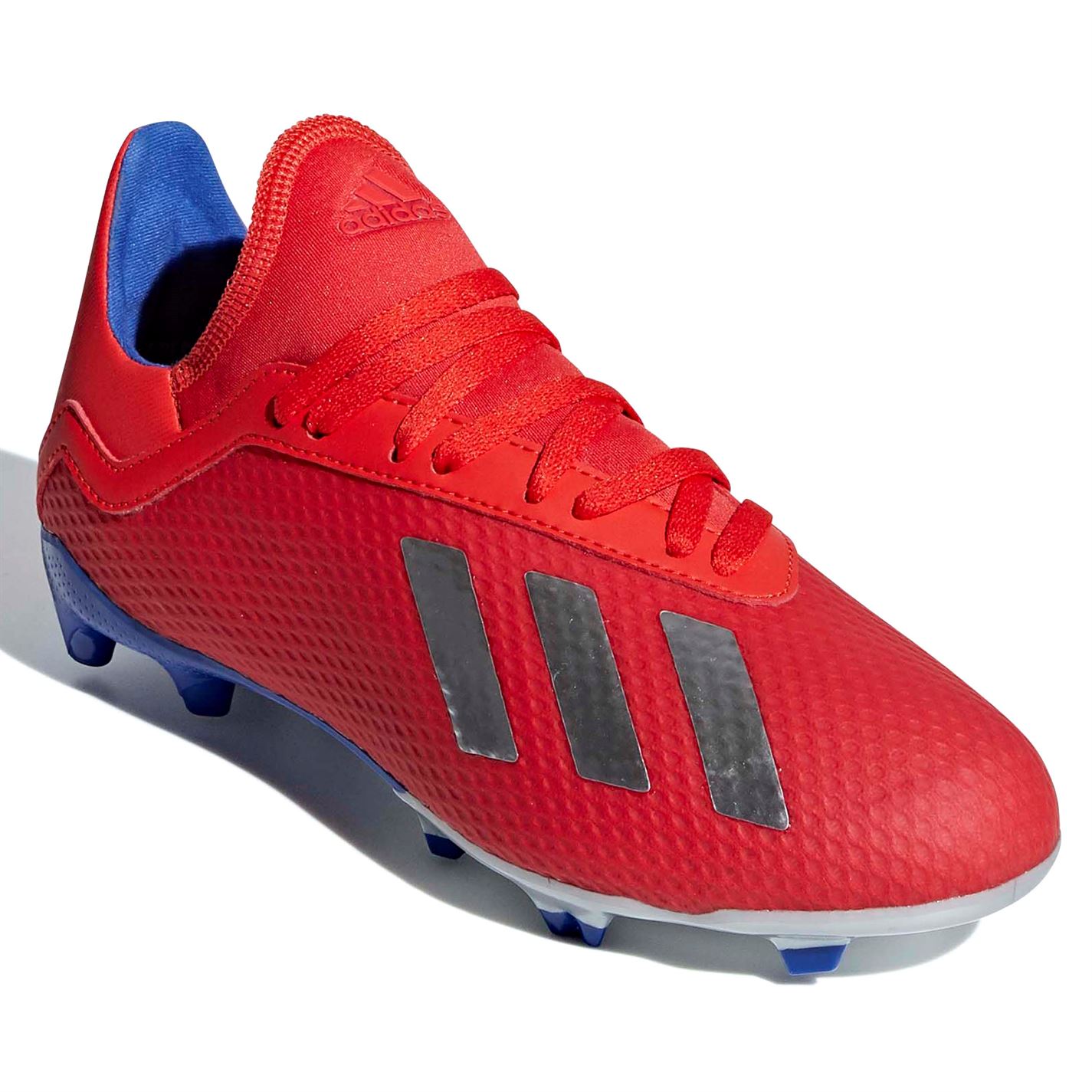 adidas Kids X 18.3 Junior FG Football Boots Firm Ground Lace Up Lightweight Mesh | eBay